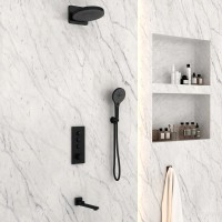 Душевой комплект 247 мм Vincea Inspire VSFW-433TI1MB