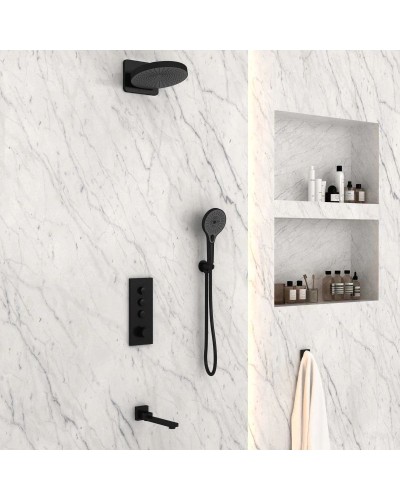 Душевой комплект 247 мм Vincea Inspire VSFW-433TI1MB