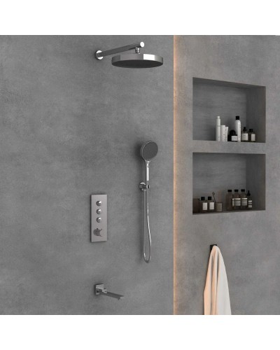 Душевой комплект 300 мм Vincea Inspire VSFW-433TI2CH