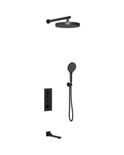 Душевой комплект 300 мм Vincea Inspire VSFW-433TI2MB