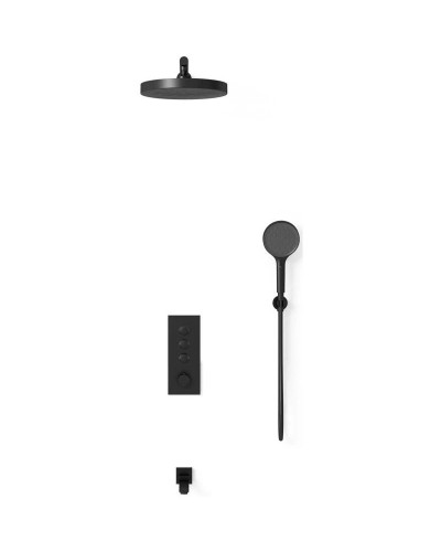 Душевой комплект 300 мм Vincea Inspire VSFW-433TI2MB