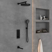 Душевой комплект 300 мм Vincea Inspire VSFW-433TI2MB