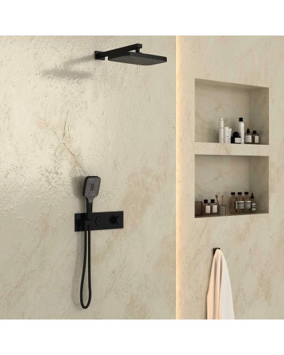 Душевой комплект 315х210 мм Vincea VSFW-422T1MB