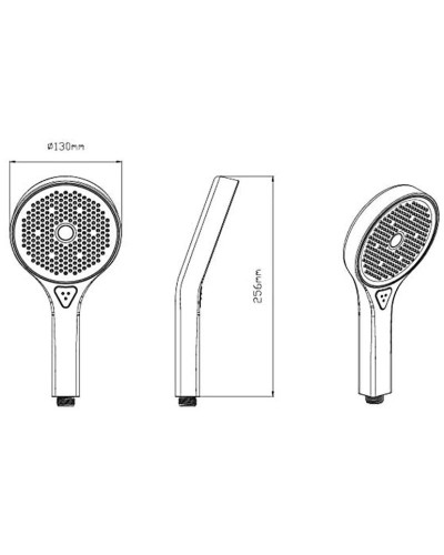 Душевой комплект 260 мм Vincea VSFW-422T2CH