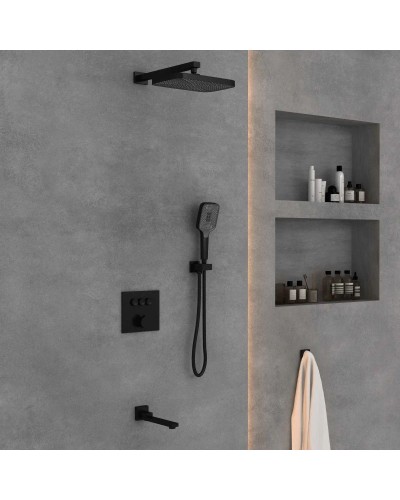 Душевой комплект 315х210 мм Vincea VSFW-4311MB