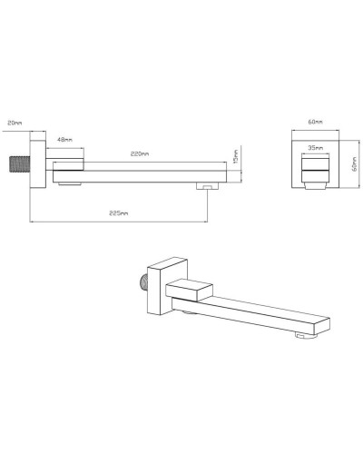 Душевой комплект 315х210 мм Vincea VSFW-432T1GM