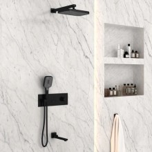 Душевой комплект 315х210 мм Vincea VSFW-432T1MB