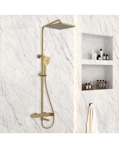 Душевая система 250 мм Vincea Cube VSFS-1C1BG