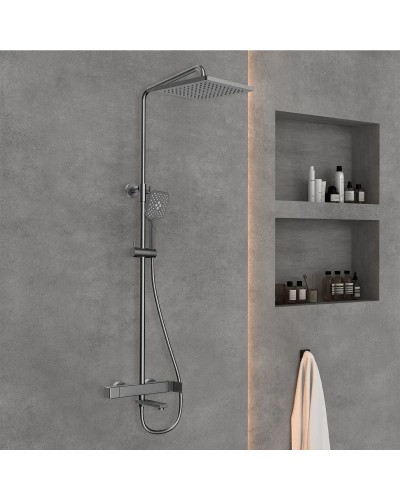 Душевая система 250 мм Vincea Cube VSFS-1C1GM