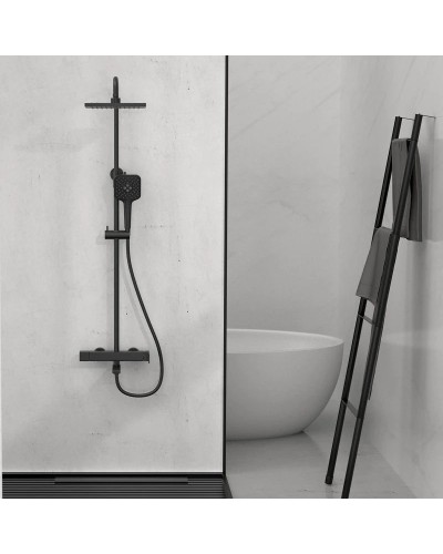 Душевая система 250 мм Vincea Cube VSFS-1C1MB