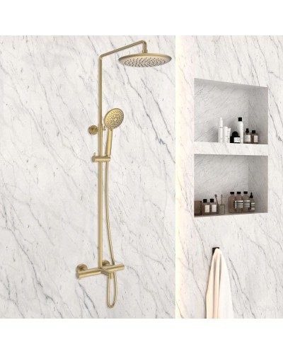 Душевая система 250 мм Vincea Desire VSFS-1D1TBG