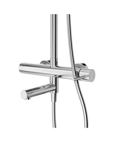 Душевая стойка со смесителем, верхним и ручным душем CEZARES RELAX-CVD-01