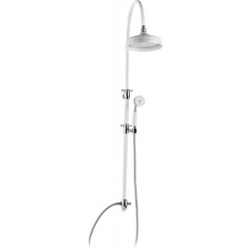 Душевая колонна с ручным и верхним душем Cezares CZR-CA-BLC