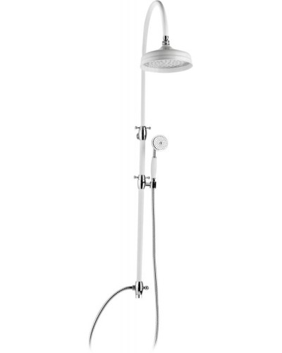 Душевая колонна с ручным и верхним душем Cezares CZR-CA-BLC