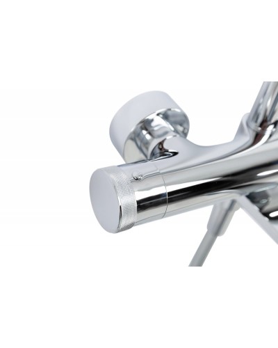 Душевая стойка со смесителем, изливом, верхним и ручным душем CEZARES LUX-CVD-01