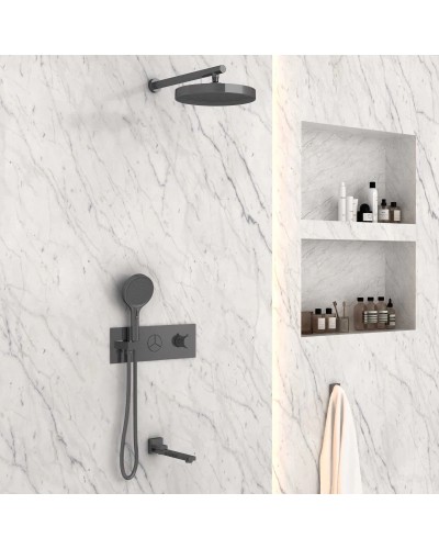 Душевой комплект 300 мм Vincea Inspire VSFW-432TI2GM