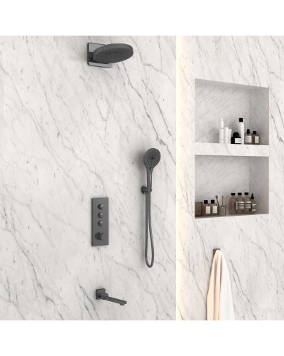 Душевой комплект 247 мм Vincea Inspire VSFW-433TI1GM