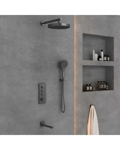 Душевой комплект 300 мм Vincea Inspire VSFW-433TI2GM