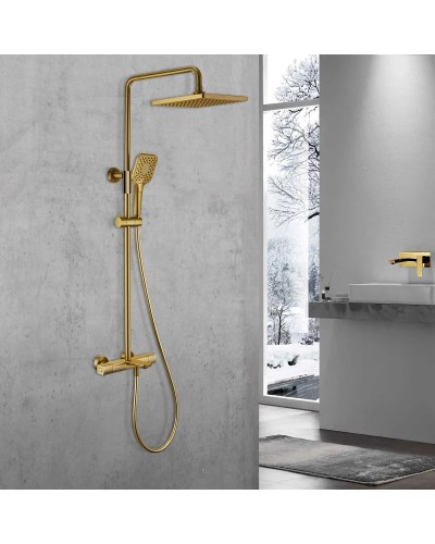 Душевая система 250 мм Vincea Next VSFS-1N1TBG