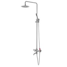 Душевая система с поворотным изливом, нержавеющая сталь Lemark Element LM5162S