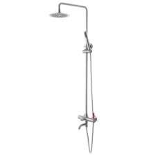 Душевая система с поворотным изливом, нержавеющая сталь Lemark Element LM5162S