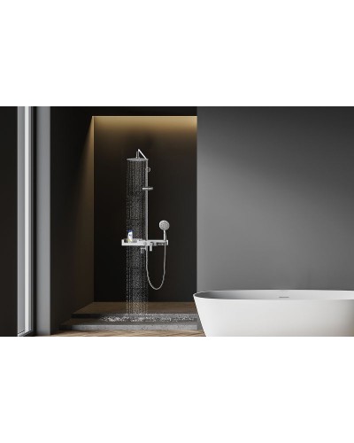 Душевая система Lemark Tropic LM7007C Хром Белый