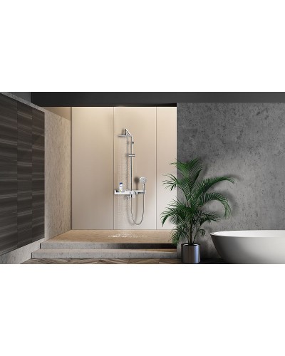 Душевая система Lemark Tropic LM7007C Хром Белый