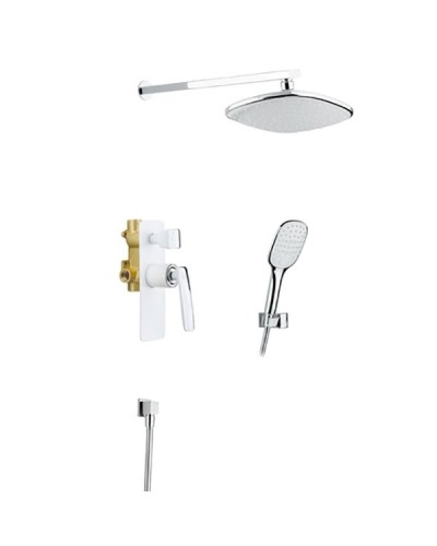 Душевая система Timo Helmi SX-4069/00-16SM Хром Белый