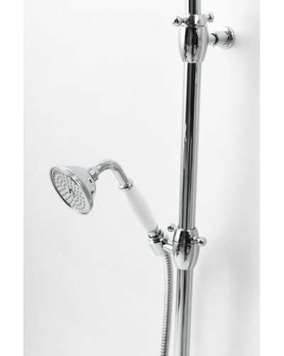 Душевая стойка с ручным и верхним душем с подводом воды из стены CEZARES ELITE-CAI-02-Bi