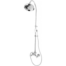 Душевая стойка со смесителем, верхним и ручным душем CEZARES GOLF-CD-01-Bi