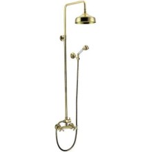 Душевая стойка со смесителем для верхнего и ручного душа CEZARES RETRO-C-CD-02