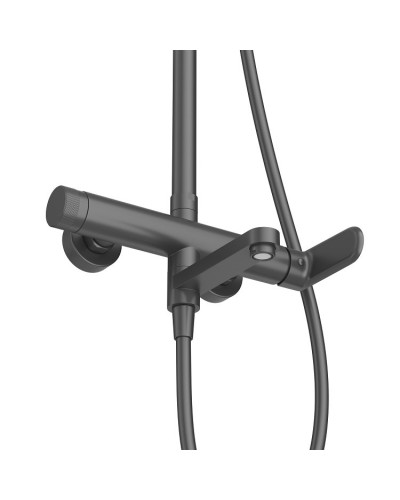 Душевая стойка со смесителем, изливом, душевым шлангом, верхним, ручным душем CEZARES STYLUS-CVD-NOP