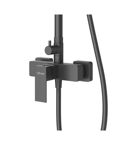 Душевая стойка со смесителем, верхним и ручным душем CEZARES SLIDER-CD-NOP