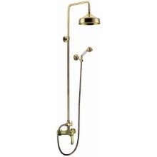 Душевая стойка со смесителем для верхнего и ручного душа CEZARES LIRA-C-CD-02