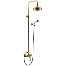Душевая стойка со смесителем для верхнего и ручного душа CEZARES LIRA-C-CD-02