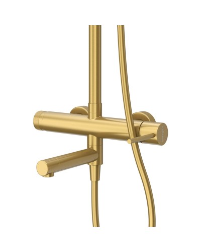 Душевая стойка со смесителем, верхним и ручным душем CEZARES RELAX-CVD-BORO