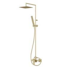 Душевая колонна со смесителем, верхний душ из нержавеющей стали CEZARES PORTA-CD-SR