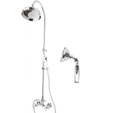 Душевая стойка со смесителем, верхним и ручным душем CEZARES NOSTALGIA-CD-01-M