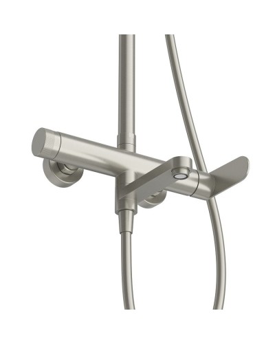 Душевая стойка со смесителем изливом и душевым шлангом, верхним, ручным душем CEZARES STYLUS-CVD-IN