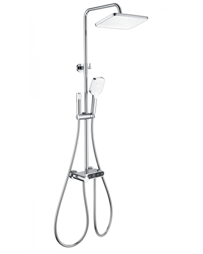 Душевая система с термостатом WONZON & WOGHAND, Хром (WW-B3112-CR)