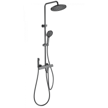 Душевая система с термостатом WONZON & WOGHAND, Темный графит (WW-B3094-BGG)