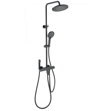 Душевая система с термостатом WONZON & WOGHAND, Черный матовый (WW-B3094-MB)