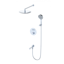 Душевая система с термостатом встраиваемая Wonzon & Woghand, Хром (WW-88929010-CR)