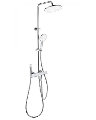 Душевая система с термостатом WONZON & WOGHAND, Хром (WW-B3094-CR)