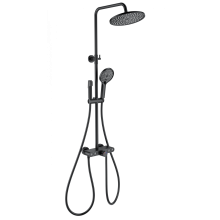 Душевая система с термостатом WONZON & WOGHAND, Черный матовый (WW-B4113-MB)