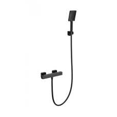 Смеситель для душа с термостатом WONZON & WOGHAND, Черный матовый (WW-B2062-A-MB)