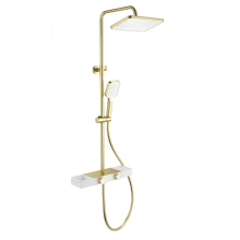 Душевая система с термостатом WONZON & WOGHAND, Брашированное золото (WW-B3552-BG)