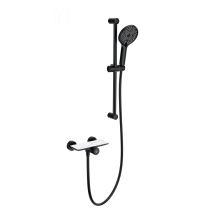 Смеситель для душа с гарнитуромWONZON & WOGHAND, Черный матовый (WW-B2052-A-MB)