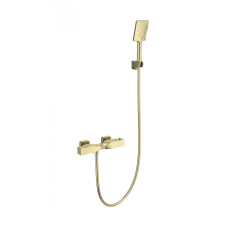 Смеситель для душа с термостатом WONZON & WOGHAND, Брашированное золото (WW-B2025-A-BG)