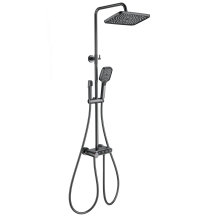 Душевая система с термостатом WONZON & WOGHAND, Темный графит (WW-B3112-BGG)